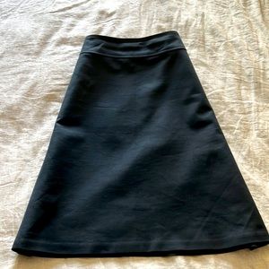 Banana Republic, Black knee length skirt, size 6